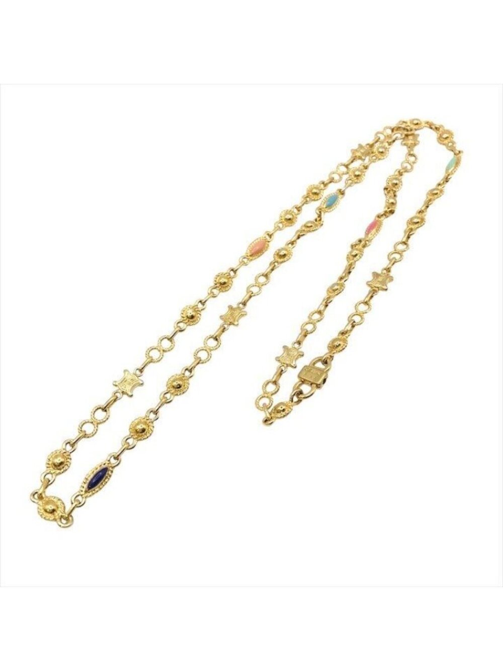 Celine Triomphe hmm Necklace LadyAccessories Gold - Picture 2 of 5